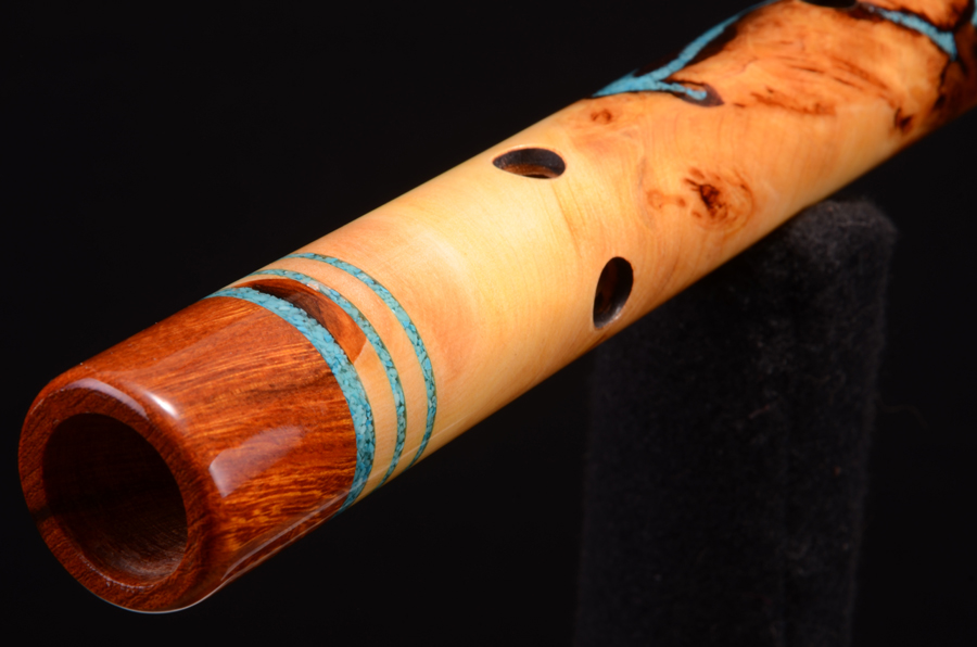 Yellow Cedar Burl Key of High D5 Minor, Serial number G28F
